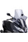 Скло PUIG V-Tech Touring для Kawasaki J125 (16-21), J300 (14-21) легке затемнене