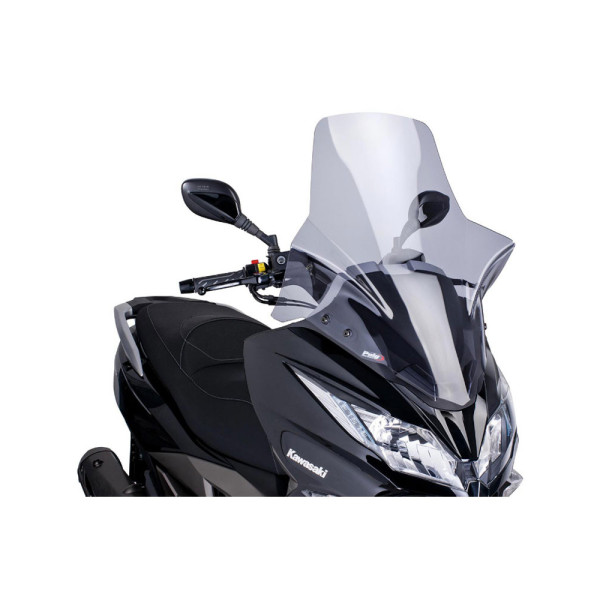 Скло PUIG V-Tech Touring для Kawasaki J125 (16-21), J300 (14-21) легке затемнене