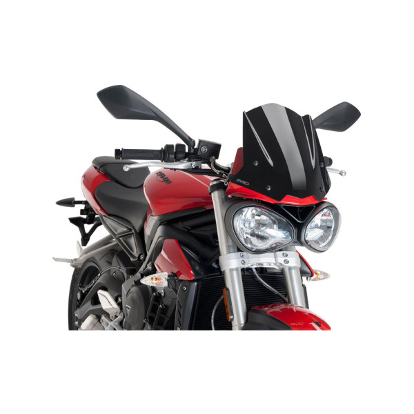 Обтічник PUIG для Triumph Street Triple S (17-19) чорний