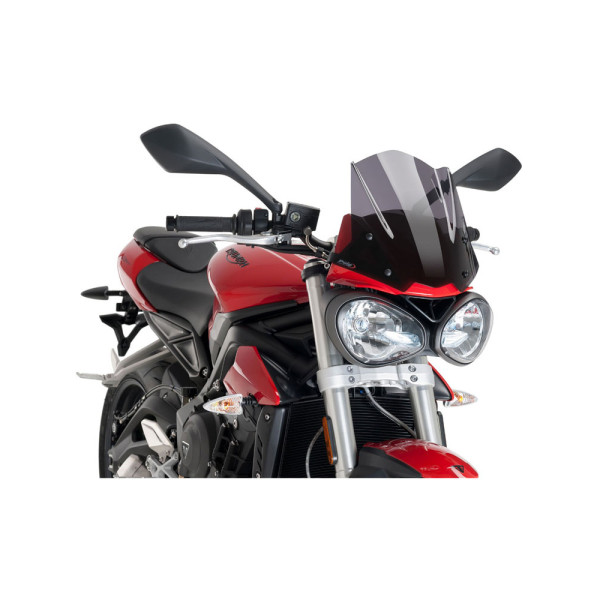 Обтічник PUIG для Triumph Street Triple S (17-19) сильно затемнений