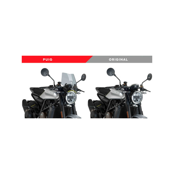Вітрове скло PUIG для Husqvarna Vitpilen 701 (17-21) легке затемнення