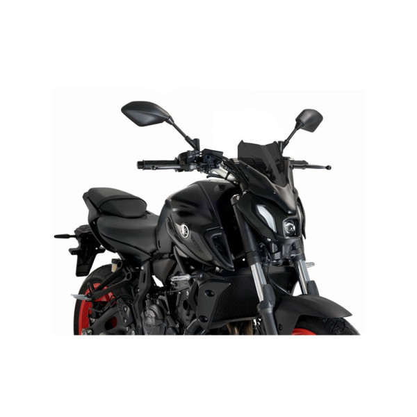 Спортивний вітровик PUIG для Yamaha MT-07 (21-) сильно затемнений