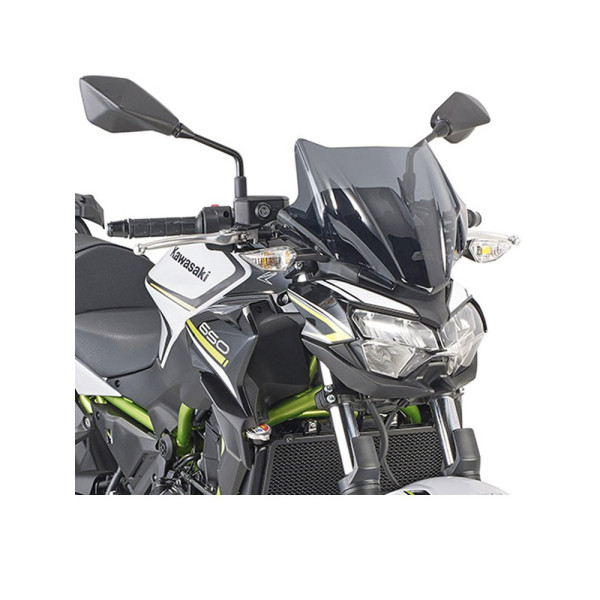 Мотоциклетний екран GIVI Kawasaki Z 650 (20-)/ Yamaha MT-03 321 (20-) затемнений без кріплення