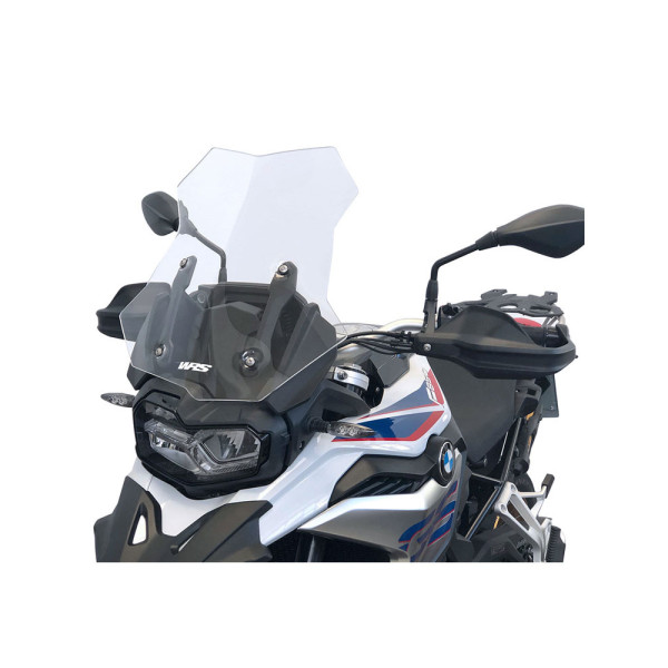 Мотоциклетний щиток WRS Caponord для BMW F 850 GS (18-23), F 800 GS/ Adventure (24-) прозорий без кріплення