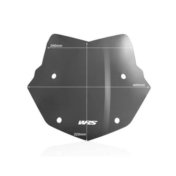 Мотоциклетний щиток WRS Enduro для BMW R 1200 GS/ ADV (13-18), R 1250 GS/ ADV (18-23) сильно затемнений
