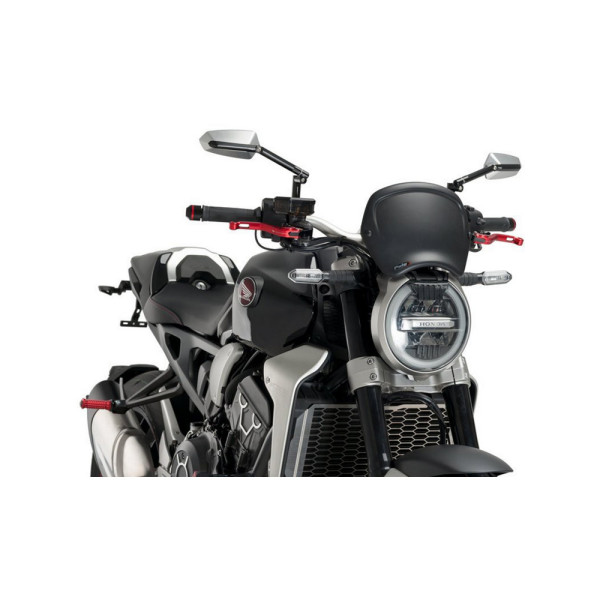 Мотоциклетний обтікач PUIG Retroplate для Honda CB1000R Neo Sports Cafe (18-20), CB650R Neo Sports Cafe (19-) чорний