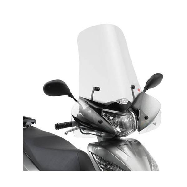 Мотоциклетний щиток GIVI Honda Vision 50 (11-20)/ 110 (11-) прозорий креплення в комплекті