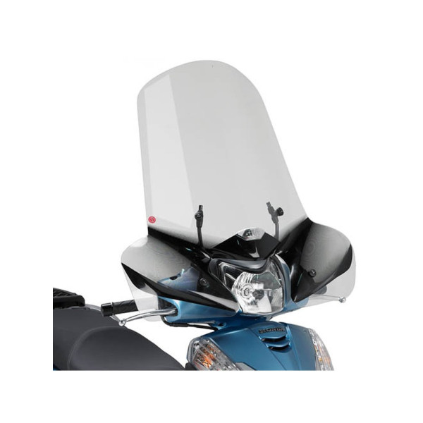 Прозора вітрове скло Givi для Yamaha D’elight 125 (17 > 18) кронштейн у комплекті