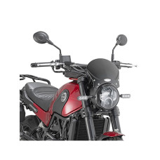Мотоциклетний щиток Givi 100AL для Benelli Leoncino 500 (17-) сірий кронштейн у комплекті