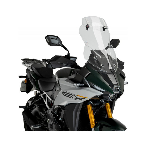 Мотоциклетний туристичний екран PUIG Suzuki GSX-S1000GX (24-) з дефлектором прозорий