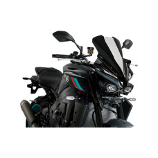 Мотоциклетний туристичний обвітрювач PUIG Naked New Generation Yamaha MT-10/ SP (22-) чорний