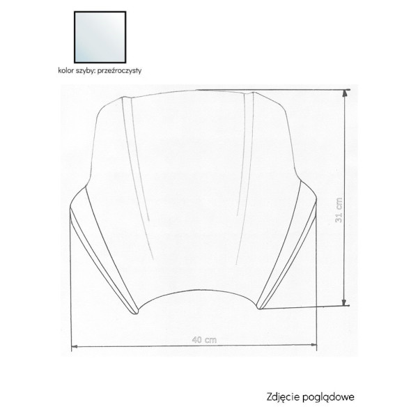 Мотоциклетний екран MRA Speed-Screen 