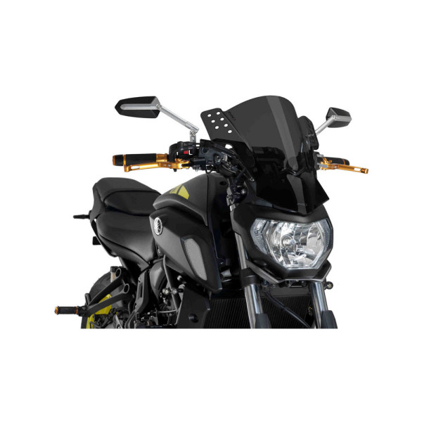 Універсальний обтічник PUIG Rafale для Yamaha FZ-07 / MT-07 / MT-09 сильно затемнений