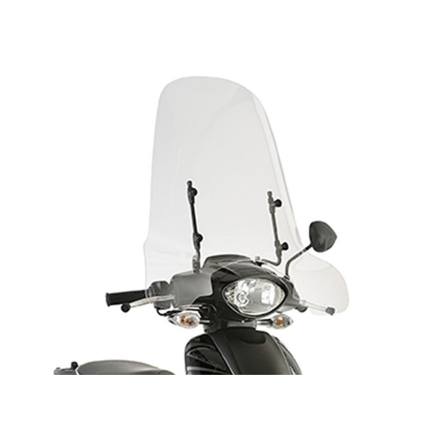 Мотоциклетний щиток GIVI для Aprilii Scarabeo 50 (14-20)/ Street/ 100 (09-13) прозорий кронштейн у комплекті