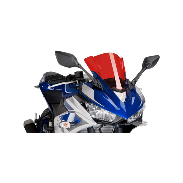 Спортивний щиток PUIG для Yamaha YZF R3 (15-18) червоний