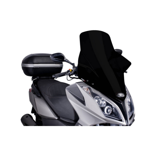 Скло PUIG V-Tech Touring для Kymco DOWNTOWN 125i / 300i, GRAND DINK 125 / 300, SUPERDINK 125i / 300I / 350i, X-TOWN 125 / 300 чорне