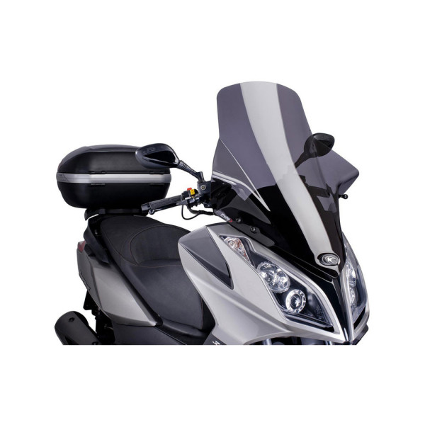 Скло PUIG V-Tech Touring для Kymco DOWNTOWN 125i / 300i, GRAND DINK 125 / 300, SUPERDINK 125i / 300I / 350i, X-TOWN 125 / 300 сильно затемнене
