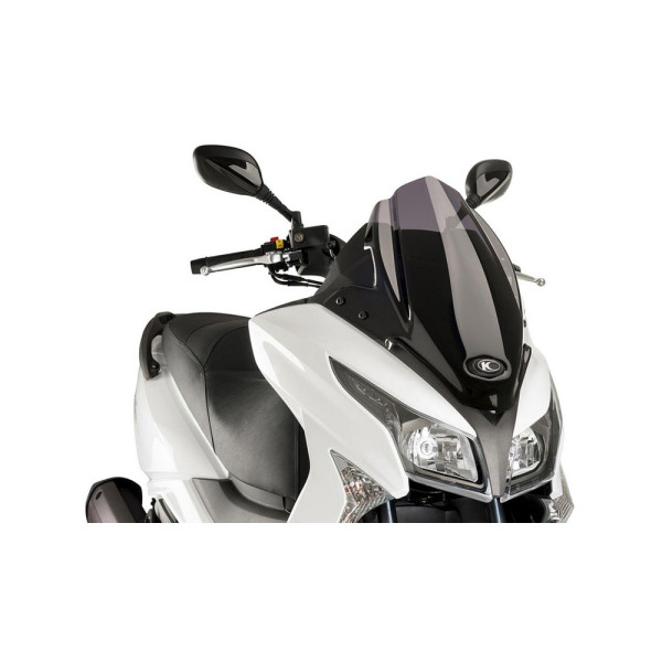 Скло PUIG V-Tech Sport для Kymco DOWNTOWN 125i / 300i, GRAND DINK 125 / 300, SUPERDINK 125i / 300i / 350i, X-TOWN 125 / 300 сильно затемнене