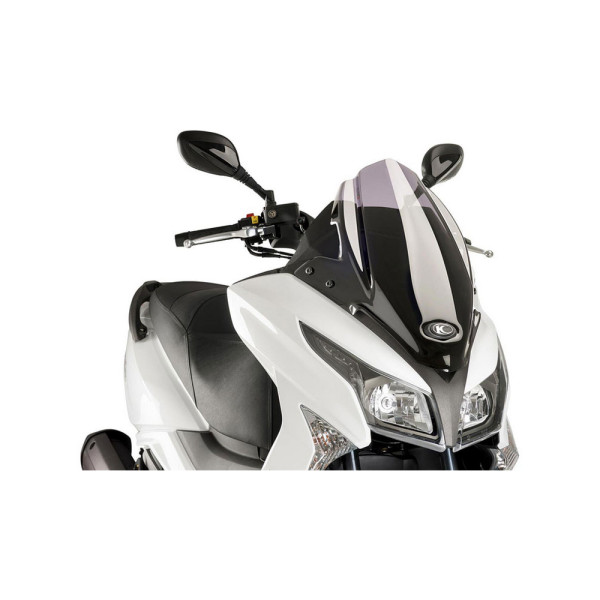 Скло PUIG V-Tech Sport для Kymco DOWNTOWN 125i / 300i, GRAND DINK 125 / 300, SUPERDINK 125i / 300i / 350i, X-TOWN 125 / 300 легке затемнене