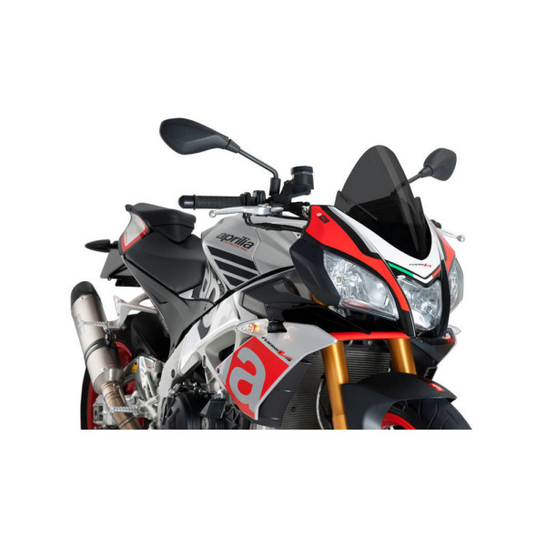 Спортивне скло для Aprilia TUONO 125, Tuono V4 1100 / RR / Factory сильно затемнене