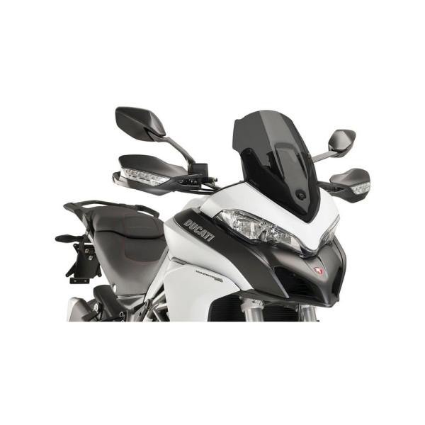 Спортивне скло для Ducati Multistrada 1200/S/Pikes Peak/Enduro / Multistrada 950/1260/S / S D-Air/ Pikes Peak / V2 сильно затемнене