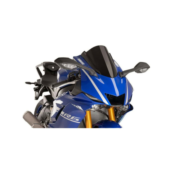 Спортивний екран PUIG для Yamaha YZF-R6 (17-20), YZF-R6 RACE (21-), YZF-R7 (22-) чорний