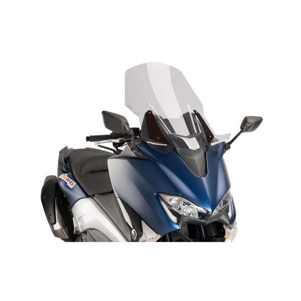 Скло PUIG V-Tech Touring для Yamaha T-MAX 530 / DX / SX, T-MAX 560 / DX / MAX TECH / SX легке затемнене
