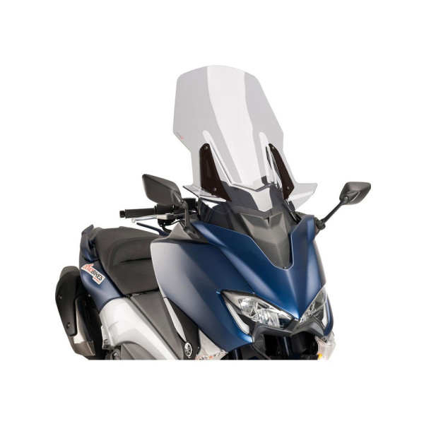 Скло PUIG V-Tech Touring для Yamaha T-MAX 530 / DX / SX, T-MAX 560 / DX / MAX TECH / SX легке затемнене