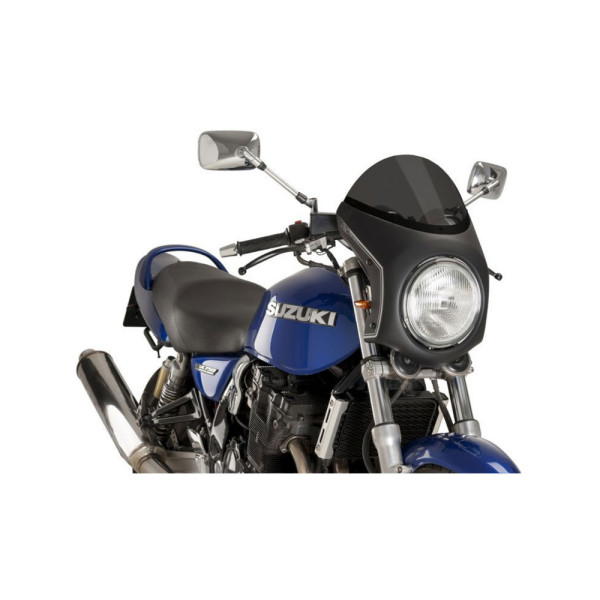 Обтічник PUIG Retrofairing для Triumph Street Twin / Thruxton1200/R, Honda CB1100 / EX / RS, Benelli Imperiale 400 (сильно затемнений)