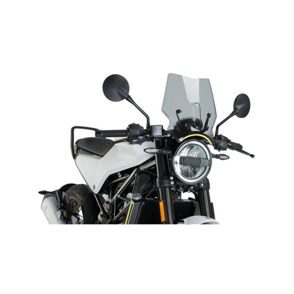 Вітрове скло PUIG для Husqvarna Svartpilen 401 / VITPILEN 401 (17-), SVARTPILEN 125 (21-) легке затемнене