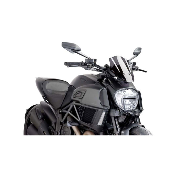 Обтічник PUIG Sport для Ducati Diavel (14-18) сильно затемнений
