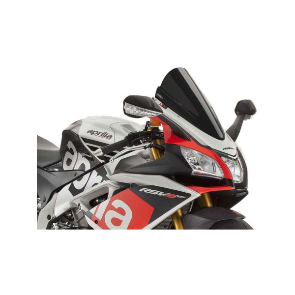 Спортивний екран для Aprilia RS4 RF/RR (15-20) чорний
