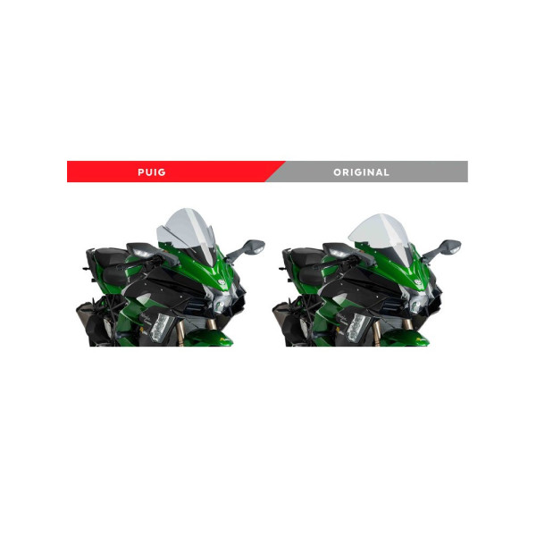 Спортивний щиток PUIG для Kawasaki Ninja H2 SX (18-), H2 SX SE (22-) чорний