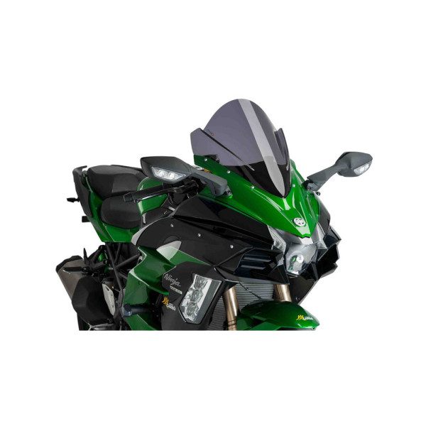 Спортивний екран PUIG для Kawasaki Ninja H2 SX (18-), H2 SX SE (22-) сильно затемнений