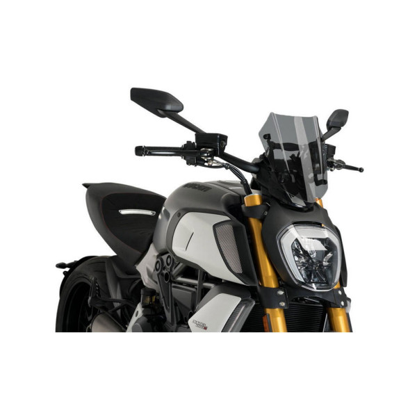 Вітрове скло PUIG Naked New Generation для Ducati DIAVEL 1260 / S (19-) сильно затемнене