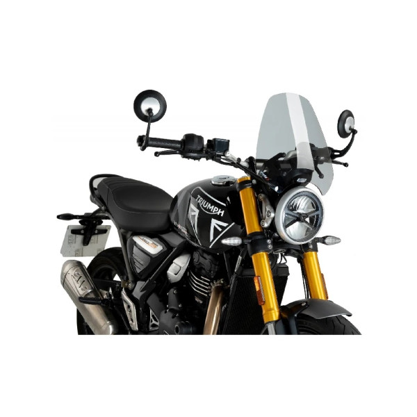 Спортивний мотоциклетний щиток PUIG Triumph Scrambler 400 X/ Speed 400 (24-) легке затемнення