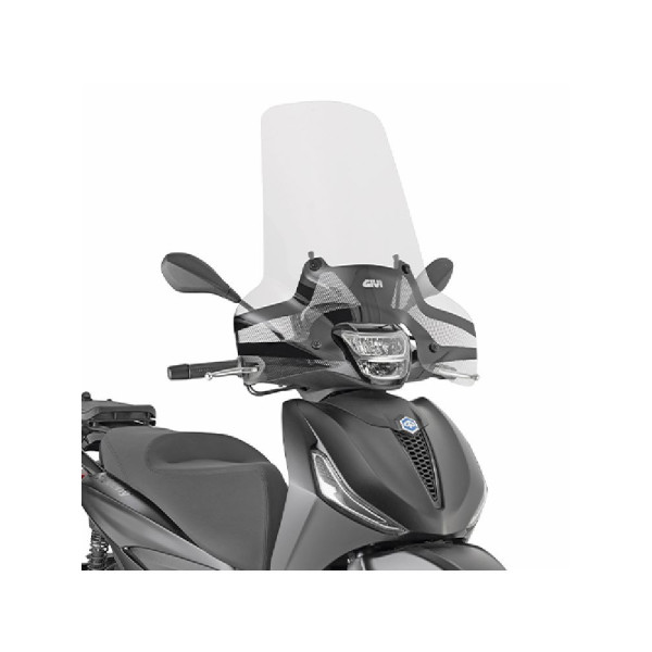 Екран для скутера GIVI Piaggio Beverly 300/400 HPE (21-) прозорий кріплення в комплекті