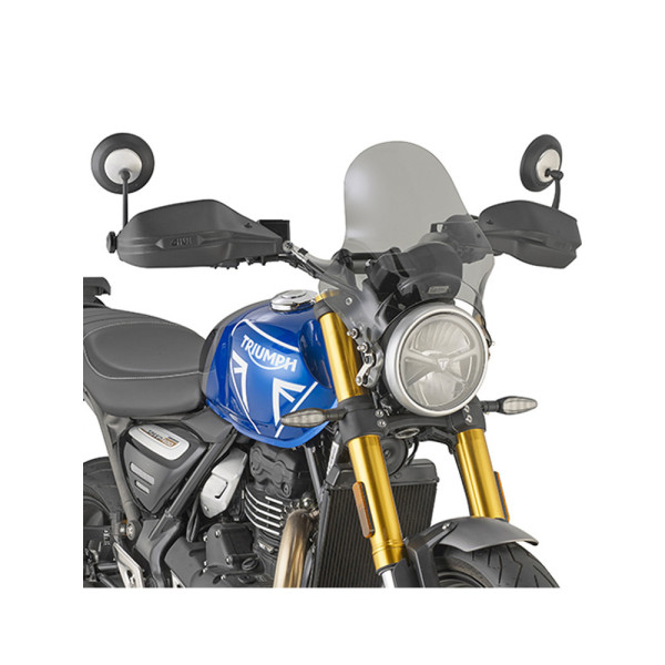 Мотоциклетний щиток GIVI Triumph Speed 400 (24-) затемнений кронштейн у комплекті