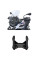 Комплект: мотоциклетний щиток WRS Caponord + кріплення BMW F 850 GS (18-23), F 800 GS/ Adventure (24-) прозорий