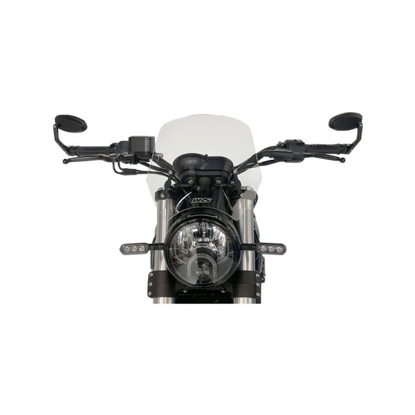 Комплект: мотоциклетний щиток WRS Touring + кріплення Benelli Leoncino 500 (17-)