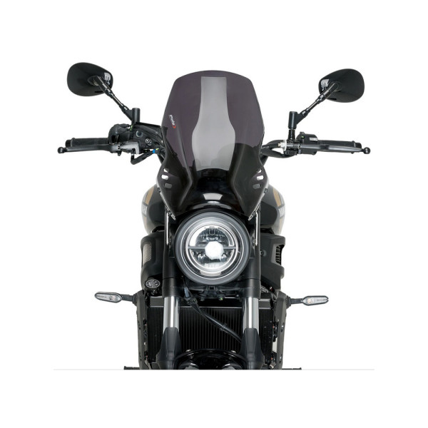 Мотоциклетний туристичний обтічник PUIG Naked New Generation Yamaha XSR 700 (21-) сильно затемнений