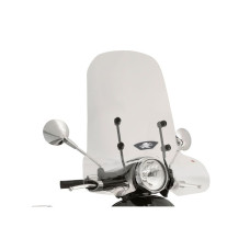 Мотоциклетний щиток Kappa Piaggio Vespa Primavera 50/ 125/ 150 (14-)/ Vespa Sprint 50/ 125/ 150 (14-) прозорий кронштейн у комплекті