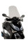 Мотоциклетний щиток Kappa Yamaha X MAX 125/ 250 (07-17) прозорий