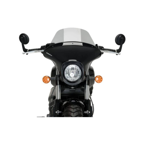 Мотоциклетний туристичний обвітрювач PUIG Batwing SML Indian Scout Bobber (18-) легка затемнена