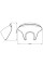 Спортивний мотоциклетний обтічник PUIG Batwing SML Indian Scout/ Scout Sixty (15-) прозорий