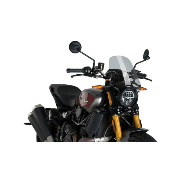 Мотоциклетний туристичний обтічник PUIG Naked New Generation Indian FTR1200 (19-) легкий затемнений