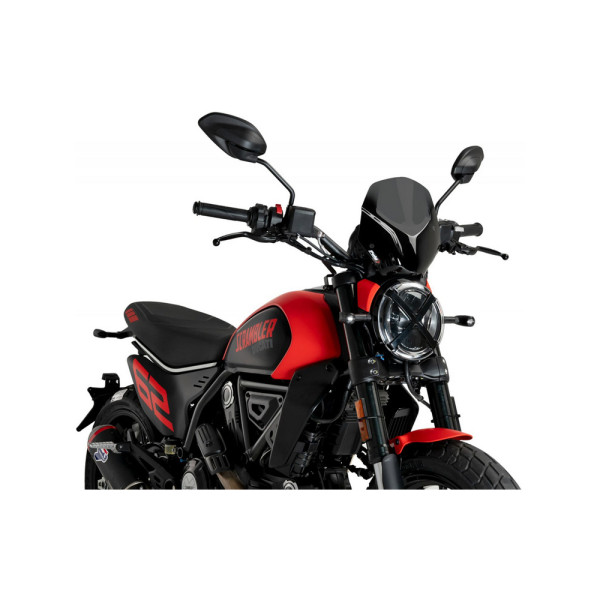 Мотоциклетний туристичний обтічник PUIG Naked New Generation Ducati Scrambler FT/ Icon/ Nightshift (23-) сильно затемнений