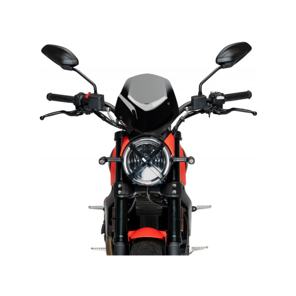 Мотоциклетний туристичний обтікач PUIG Naked New Generation Ducati Scrambler FT/ Icon/ Nightshift (23-) легке затемнення