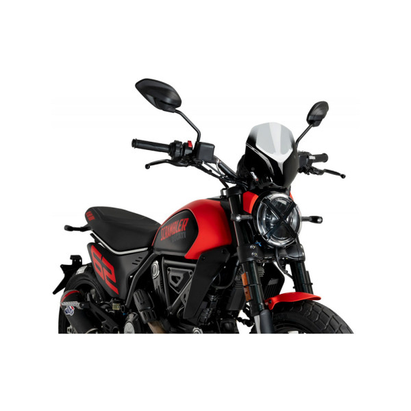 Мотоциклетний туристичний обтікач PUIG Naked New Generation Ducati Scrambler FT/ Icon/ Nightshift (23-) легке затемнення