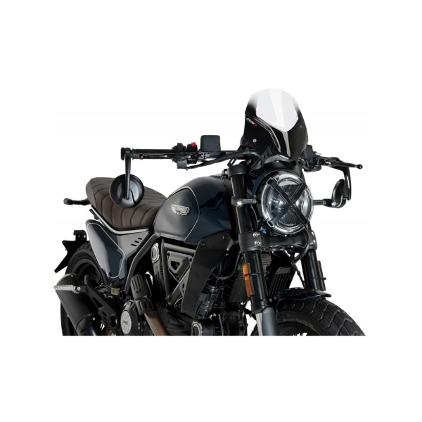 Мотоциклетний туристичний обтічник PUIG Naked New Generation Ducati Scrambler FT/ Icon/ Nightshift (23-) прозорий